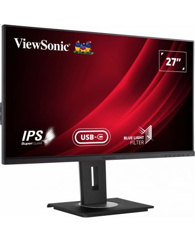 Монитор ViewSonic - VG2755-2K, 27'', WQHD, IPS, USB Hub, черен - 4