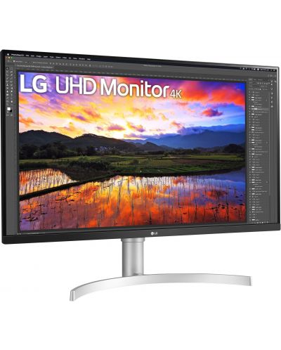 Монитор LG - 32UN650-W, 31.5", UHD, LED IPS, Anti-Glare, черен - 2