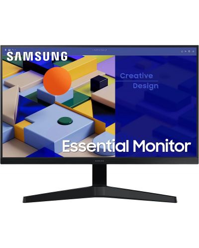 Монитор Samsung - Essential S31C 27C314, 27'', FHD, IPS, черен - 1
