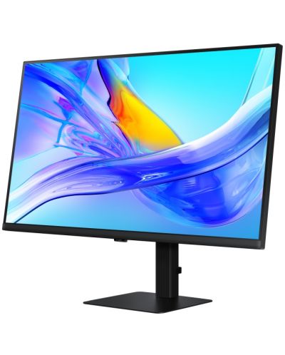 Монитор Samsung - ViewFinity S8 32D800, 32'', 4K, 60Hz, 5ms, VA, USB hub, черен - 4