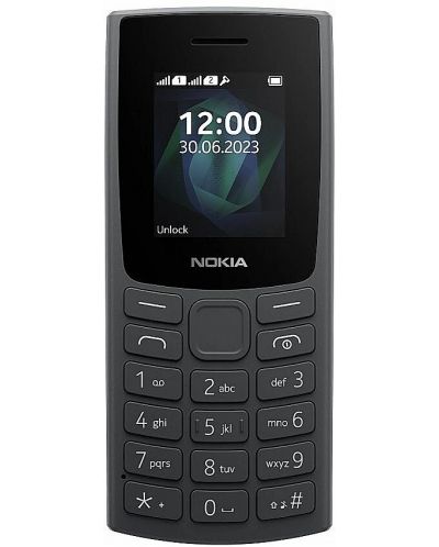 Мобилен телефон Nokia - 105 TA-1557, 1.8'', 4MB/4MB, черен - 3