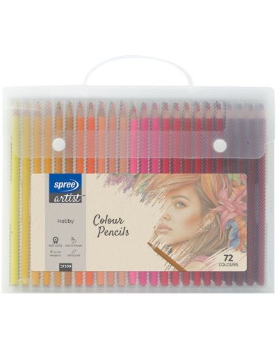 Моливи Spree Artist - 72 цвята, в куфарче - 1