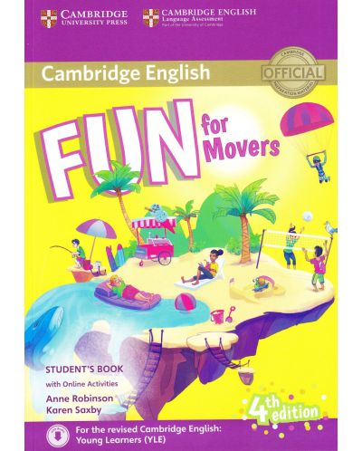 Fun for Movers Student‘s Book 4rd edition: Английски език за деца - ниво А1 (учебник с аудио и онлайн материали) - 1