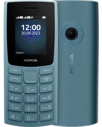 Мобилен телефон Nokia - 110 TA-1567, 1.8'', 4MB/4MB, син - 1