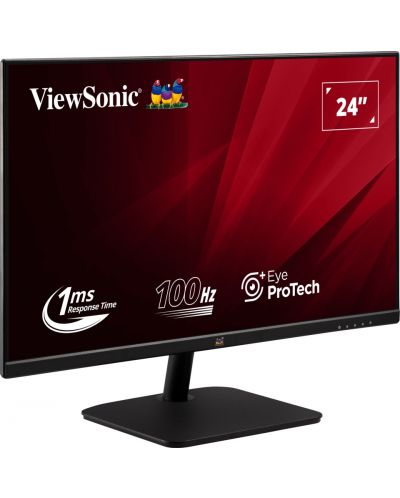 Монитор ViewSonic - VA2432-MHD, 23.8'', FHD, IPS, 100Hz, черен - 2