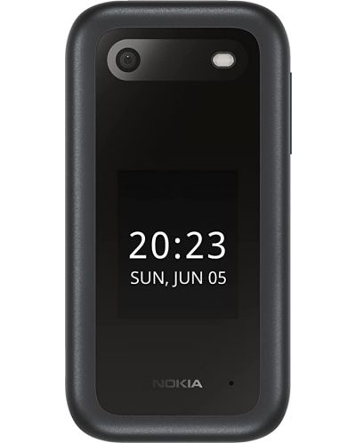 Мобилен телефон Nokia - 2660 Flip, 2.8'', 48MB/128MB, черен - 2