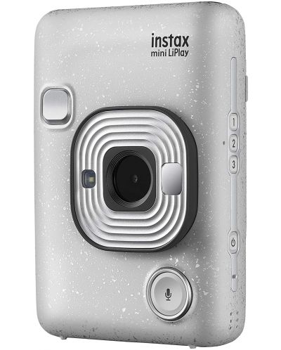 Моментален фотоапарат Fujifilm - instax mini LiPlay, бял - 4