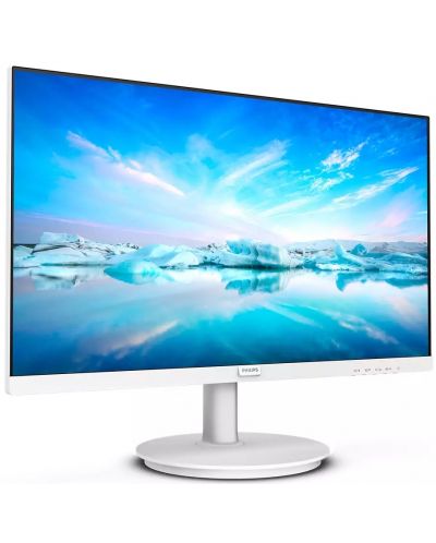 Монитор Philips - 241V8AW, 23.8'', FHD, 4ms, IPS, Adaptive Sync, бял - 4