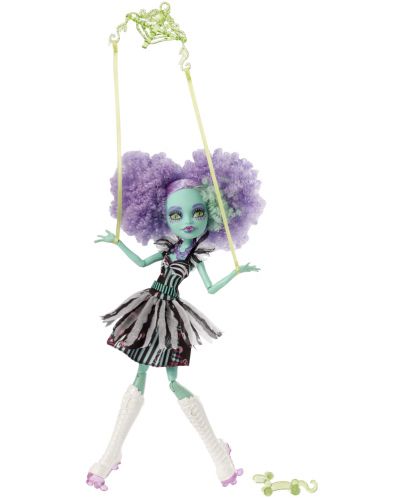 Кукла Mattel Monster High Freak Du Chic: Хъни Суомп с лилава коса - 1