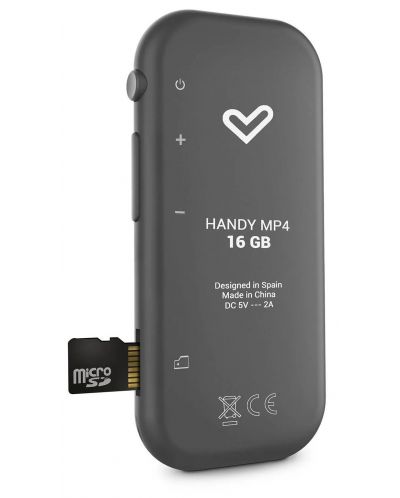 MP4 плейър Energy Sistem - Handy, 16GB, сив - 5