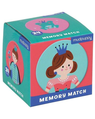 Детска мемори игра Mudpuppy - С принцеси, 24 части - 1