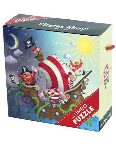 Детски пъзел Mudpuppy Jumbo от 25 части - Пирати - 1