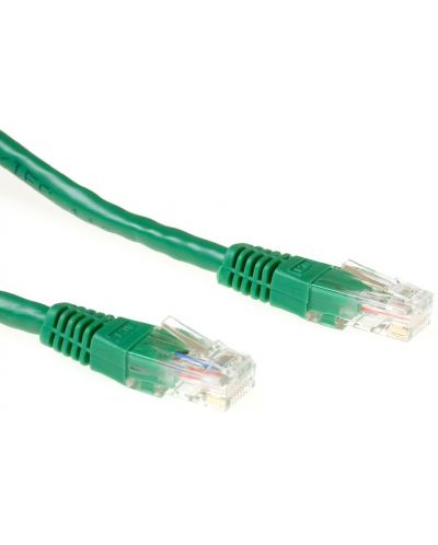 Мрежови кабел ACT - IB8702, RJ45/RJ45, 2m, зелен - 2