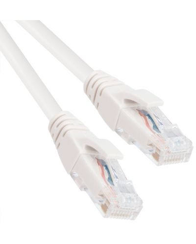 Мрежов кабел VCom - NP612B-10m, RJ45/RJ45, 10m, сив - 2
