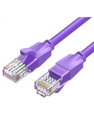 Мрежов кабел Vention - IBEVH, RJ45/RJ45, 2m, лилав - 1