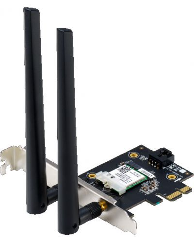 Мрежови адаптер ASUS - PCE-AXE5400, 2.4Gbps, черен - 4