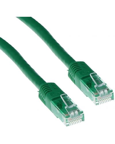 Мрежови кабел ACT - IB8751, RJ45/RJ45, 1.5m, зелен - 1