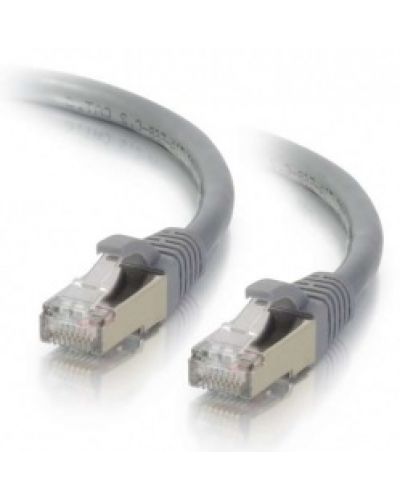 Мрежов кабел SeaMAX - PCF-C5E-05GR, RJ45/RJ45, 0.5m, сив - 1