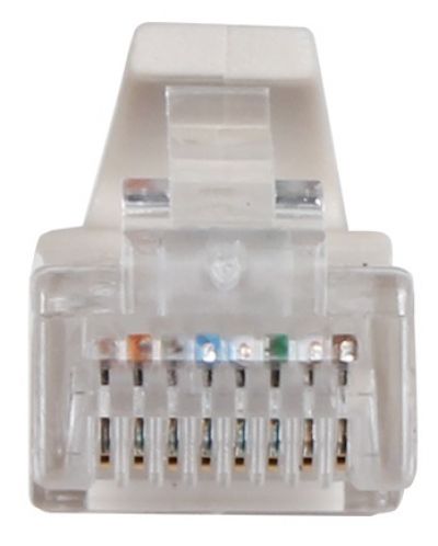 Мрежов кабел VCom - NP512B-5m, RJ45/RJ45, 0.5m, сив - 2