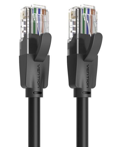 Мрежов кабел Vention - IBEBF, RJ45/RJ45, 1m, черен - 1