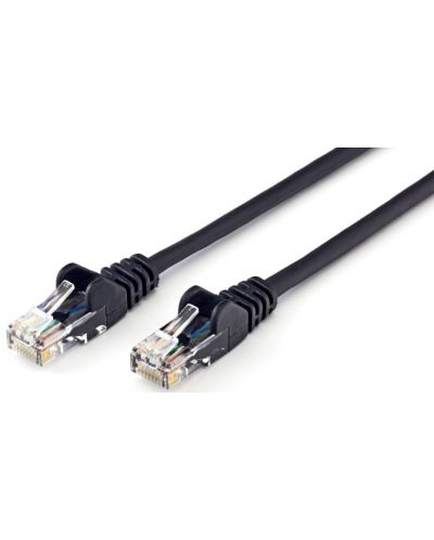 Мрежов кабел Manhattan - 2075100007, CAT5E, 5 m, черен - 1