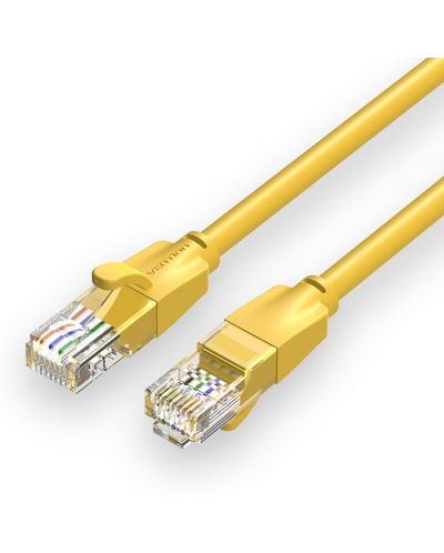 Мрежов кабел Vention - IBEYH, RJ45/RJ45, 2m, жълт - 1