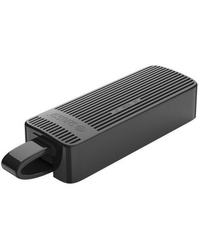 Мрежови адаптер Orico - UTK-U3-BK, USB-A/RJ-45, 1000Mbps, черен - 4