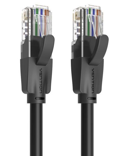 Мрежов кабел Vention - IBEBI, RJ45/RJ45, 3m, черен - 1
