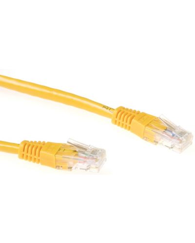 Мрежови кабел ACT - IB8801, RJ45/RJ45, 1m, жълт - 2