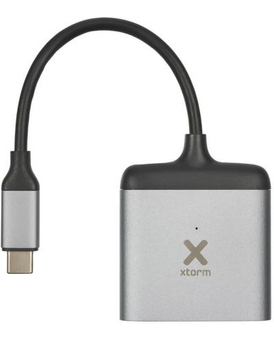 Мрежови адаптер A-solar - Xtorm XC202, USB -C/2x HDMI, сив - 4