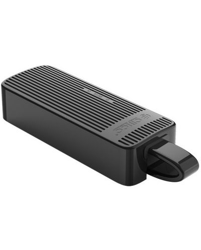Мрежови адаптер Orico - UTK-U3-BK, USB-A/RJ-45, 1000Mbps, черен - 3