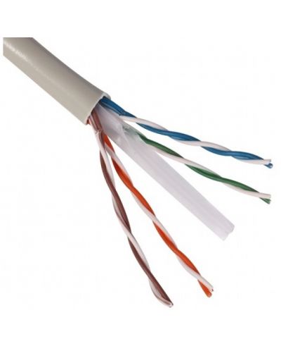 Мрежов кабел SeaMAX - SC-U/UTP-5E-PVC, 305m, cat. 5e, сив - 1