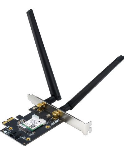 Мрежови адаптер ASUS - PCE-AXE5400, 2.4Gbps, черен - 2
