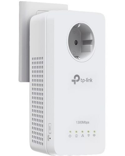 Мрежови адаптер TP-Link - Powerline TL-WPA8631P, 1.3Gbps, бял - 2