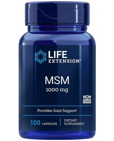 MSM, 1000 mg, 100 капсули, Life Extension - 1