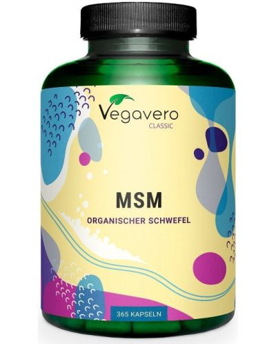 MSM, 365 капсули, Vegavero - 1
