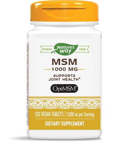 MSM, 1000 mg, 120 таблетки, Nature’s Way - 1