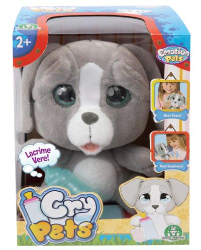 Плачеща плюшена играчка със сълзи Giochi Emotion Pets - Кученце - 3
