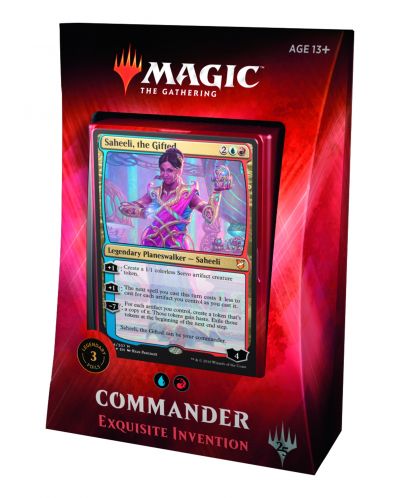 Magic the Gathering Commander 2018 - Exquisite Invention - 1