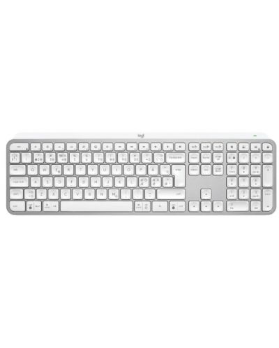 Мултимедийна клавиатура Logitech - MX Keys S, безжична, Pale grey - 1