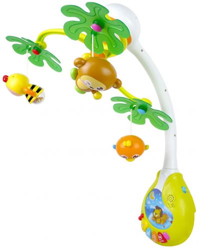 Музикална въртележка и лампа Hola toys - Джунгла - 2