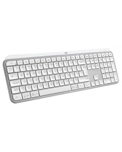 Мултимедийна клавиатура Logitech - MX Keys S, безжична, Pale grey - 2