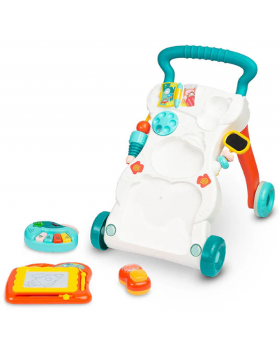 Музикална играчка за прохождане Caretero Toyz - Тюркоаз - 3