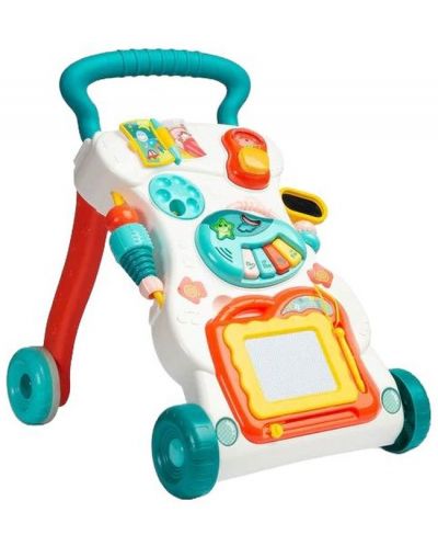 Музикална играчка за прохождане Caretero Toyz - Тюркоаз - 1