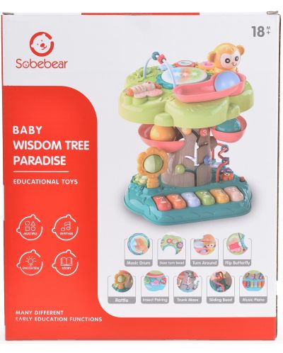 Sobebear Музикална играчка Wisdom Tree Paradise YL605 - 6