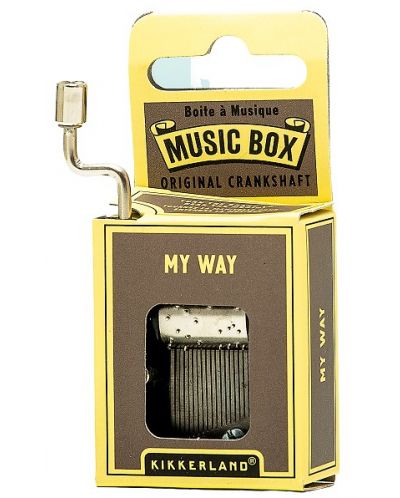Музикална кутия с манивела Kikkerland - My Way - 1