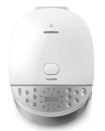 Мултикукър Philips - All in One, HD4713/40, 1300W, 60 програми, бял - 2