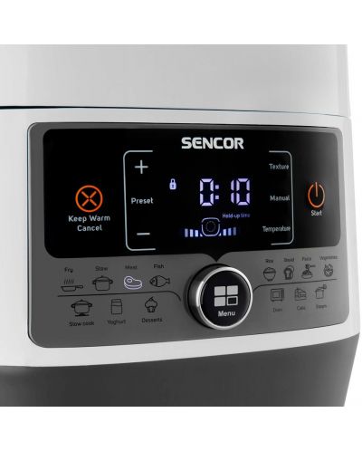 Мултикукър Sencor - SPR 3600WH, 1000W, 14 програми, бял - 3