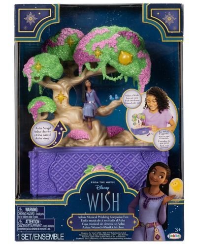 Музикална кутия за бижута Jakks Pacific Disney Princess - Wish - 5