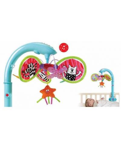 Музикална играчка за креватче Taf Toys - Пеперуди